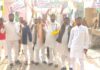 कांग्रेसियों ने मंहगाई के खिलाफ निकाली पदयात्रा