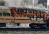 RRB-NTPC विवाद, बिहार में छात्रों ने गया की पैसेंजर ट्रैन में लगायी आग, तीसरे दिन भी प्रदर्शन जारी
