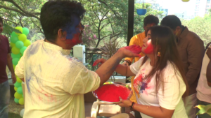 holi celebration Akanksha Awasthi