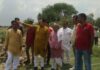 पूर्व विधायक विनय शंकर तिवारी ने किया बगहा कटान का निरीक्षण