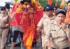 बेटी बचाओ, बेटी पढ़ाओ का संदेश लेकर मंत्री रेखा आर्य ने उठाई कांवड़